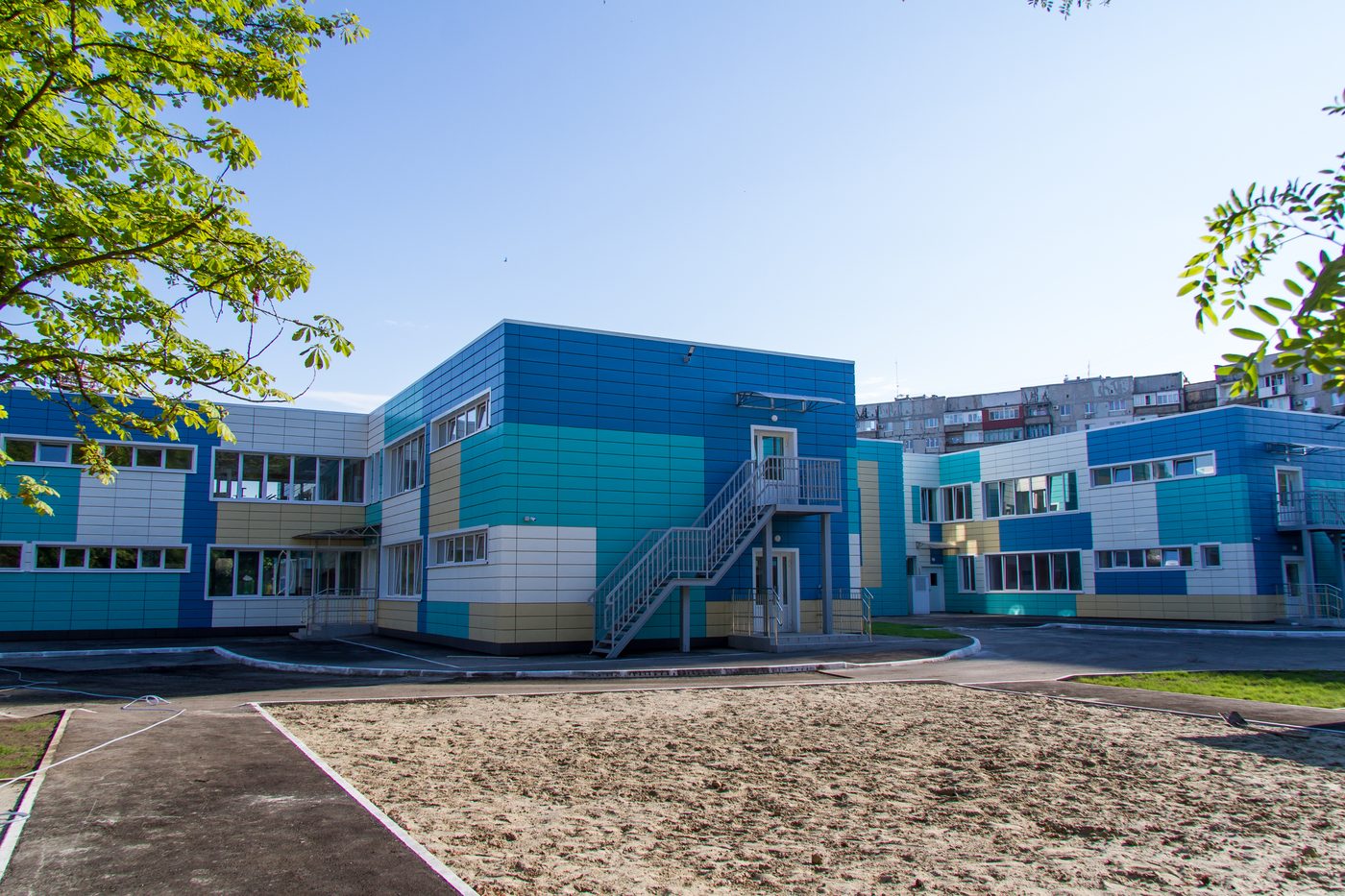 Nursery garden in the Central district of Mariupol
