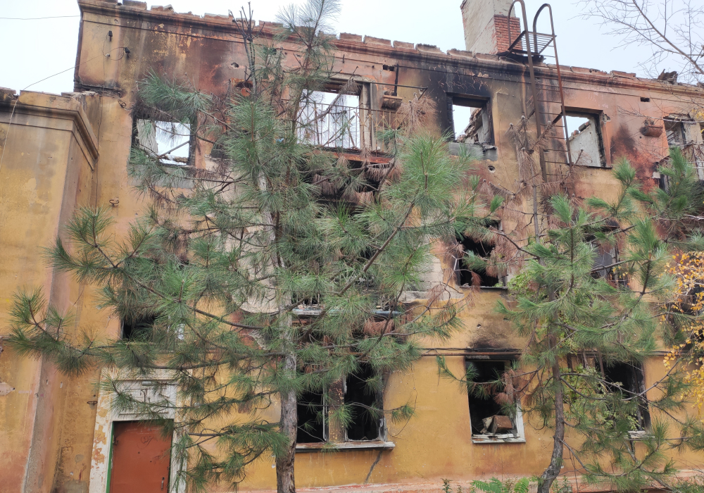 Multi-apartment residential building in the Levoberezhny district of Mariupol