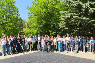 Коллектив ООО "РКС-НР" присоединился ко Всероссийскому субботнику в Мариуполе.