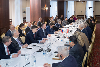 Заместитель генерального директора по развитию Марат Исламов в составе делегации Минстроя России принял участие в восьмом заседании Межправительственной комиссии по торгово-экономическому и научно-техническому сотрудничеству между Россией и Тунисом.