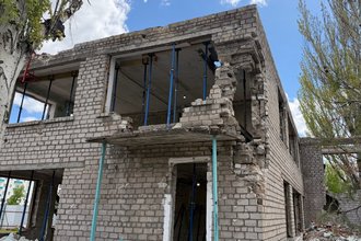 Для малышей Левобережного района Мариуполя началось восстановление еще одного детского сада